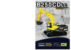 Rupsgraafmachines Bell B250CDLC