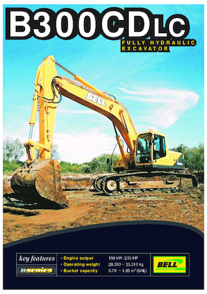 Rupsgraafmachines Bell B300CDLC