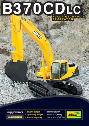 Rupsgraafmachines Bell B370CDLC