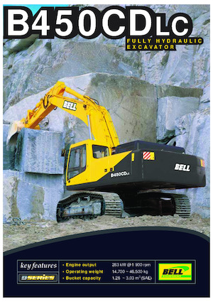 Rupsgraafmachines Bell B450CDLC