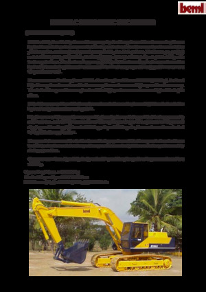 Rupsgraafmachines Beml BE300LC