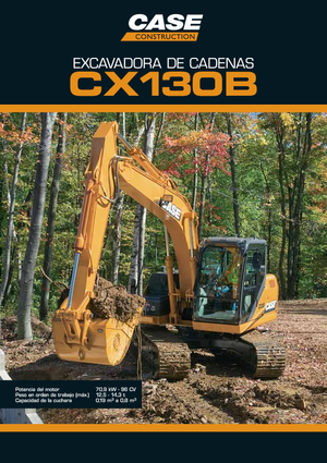 Rupsgraafmachines Case CX 130 B