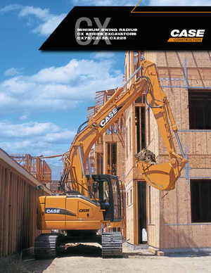 Rupsgraafmachines Case CX 225 SR