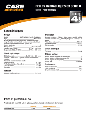 Rupsgraafmachines Case CX 160 C