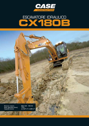 Rupsgraafmachines Case CX 180 B LC