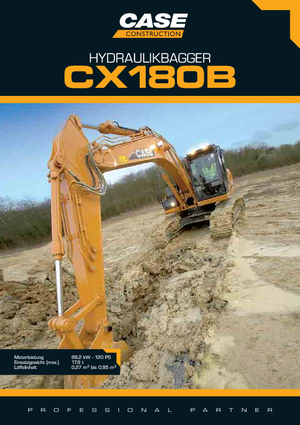 Rupsgraafmachines Case CX 180 B LC