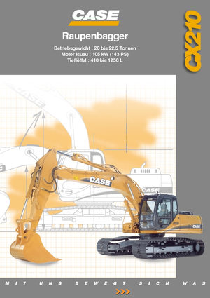 Rupsgraafmachines Case CX 210