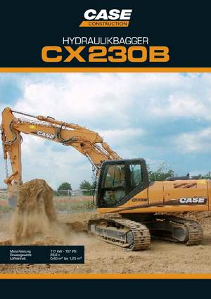 Rupsgraafmachines Case CX 230 B