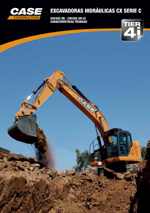 Rupsgraafmachines Case CX235CSR 