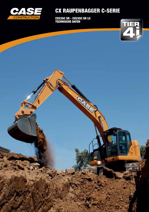 Rupsgraafmachines Case CX235CSR 