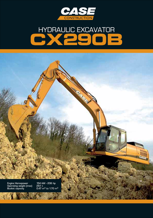 Rupsgraafmachines Case CX 290 B NLC
