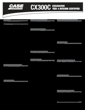 Rupsgraafmachines Case CX 300 C