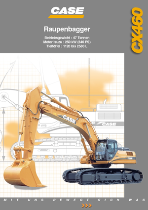 Rupsgraafmachines Case CX 460