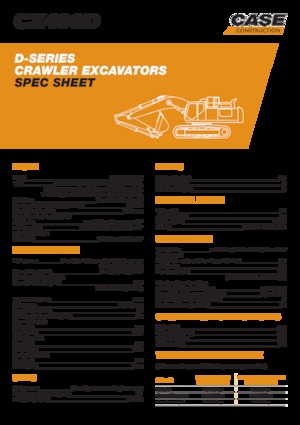 Rupsgraafmachines Case CX490D