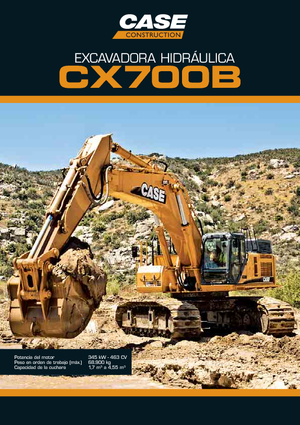 Rupsgraafmachines Case CX 700 B