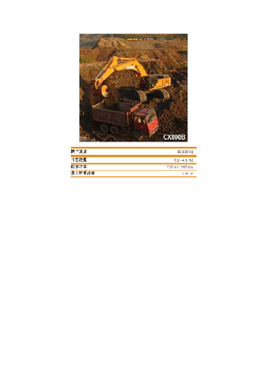 Rupsgraafmachines Case CX 800 B