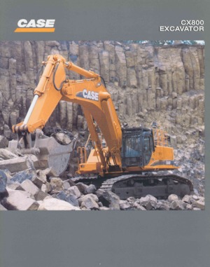 Rupsgraafmachines Case CX 800