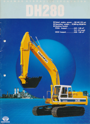 Rupsgraafmachines Daewoo DH280