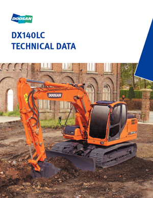 Rupsgraafmachines Doosan DX 140 LC