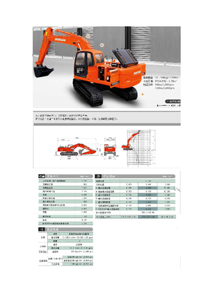 Rupsgraafmachines Doosan DX 225 LC