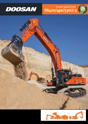 Rupsgraafmachines Doosan DX420LC-5