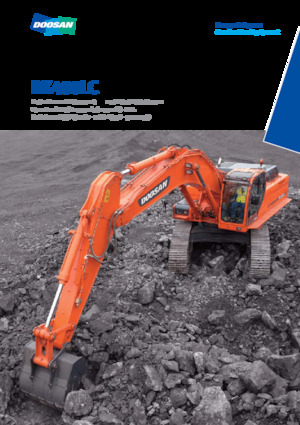 Rupsgraafmachines Doosan DX 480 LC