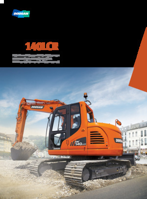 Rupsgraafmachines Doosan DX140LCR-5