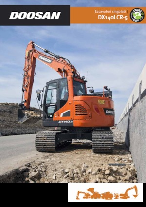 Rupsgraafmachines Doosan DX140LCR-5