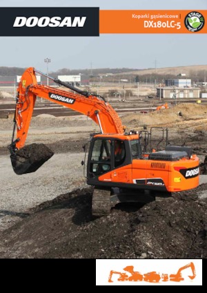 Rupsgraafmachines Doosan DX180LC-5