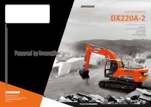 Rupsgraafmachines Doosan DX220A