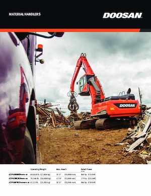 Rupsgraafmachines Doosan DX220AF