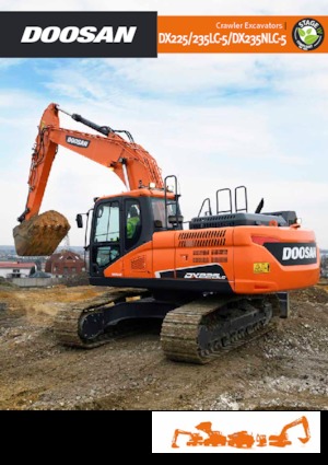 Rupsgraafmachines Doosan DX225LC-5