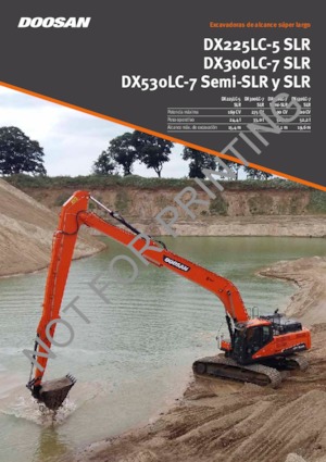 Rupsgraafmachines Doosan DX225LC-5 SLR