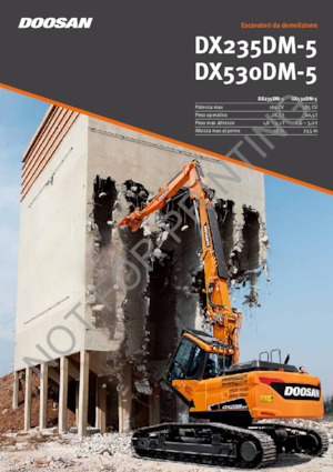 Rupsgraafmachines Doosan DX235DM-5