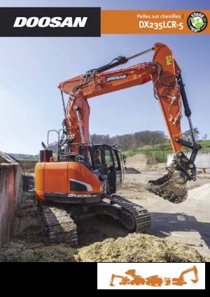 Rupsgraafmachines Doosan DX235LCR-5