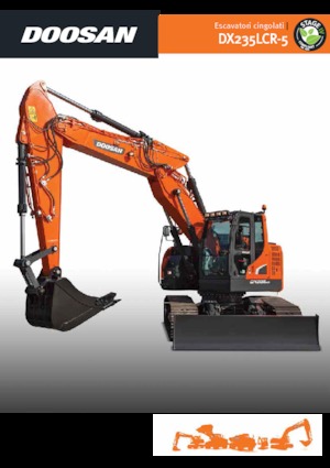 Rupsgraafmachines Doosan DX235LCR-5