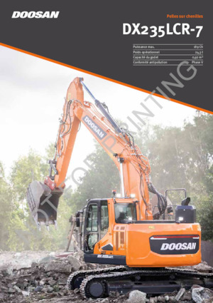 Rupsgraafmachines Doosan DX235LCR-7