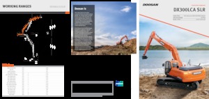 Electrische rups graafmachines Doosan DX300LCA SLR