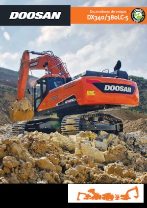Rupsgraafmachines Doosan DX340LC-5