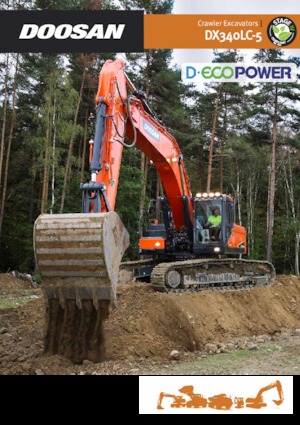 Rupsgraafmachines Doosan DX340NLC-5