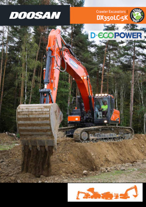 Rupsgraafmachines Doosan DX350LC-5K
