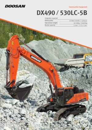 Rupsgraafmachines Doosan DX490LC-5B