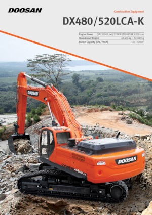Rupsgraafmachines Doosan DX520LCA-K