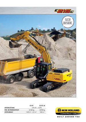 Rupsgraafmachines New Holland E215C LC