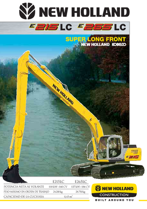 Rupsgraafmachines New Holland E 215 LCM