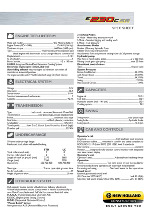Rupsgraafmachines New Holland E230C SR
