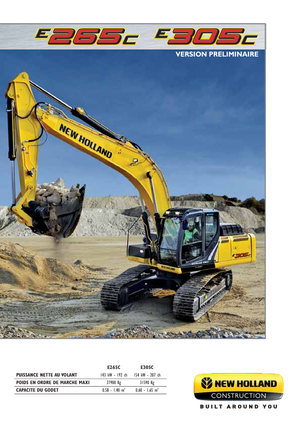 Rupsgraafmachines New Holland E305C