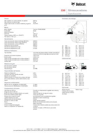 Rupsgraafmachines Bobcat E 80