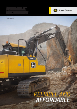 Rupsgraafmachines John Deere Construction E130-II