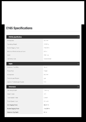 Rupsgraafmachines Bobcat E165